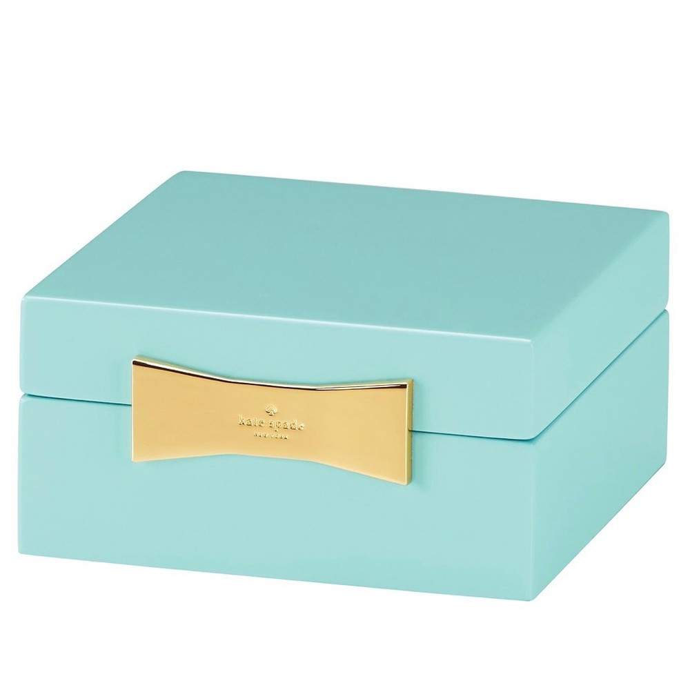 New in Box ✨ Kate Spade New York Garden Drive Turquoise Lacquer Jewelry Box Blue